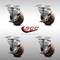 Service Caster 4 Inch SS High Temp Glass Filled Nylon Swivel Top Plate Caster Set with Brake SCC-SS20S414-GFNSHT-TLB-4 - alternate 6